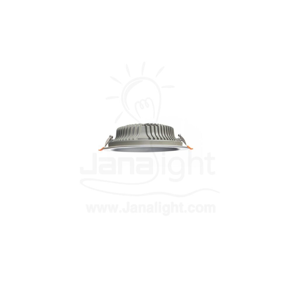 metal silver compact 30 watt white downlight